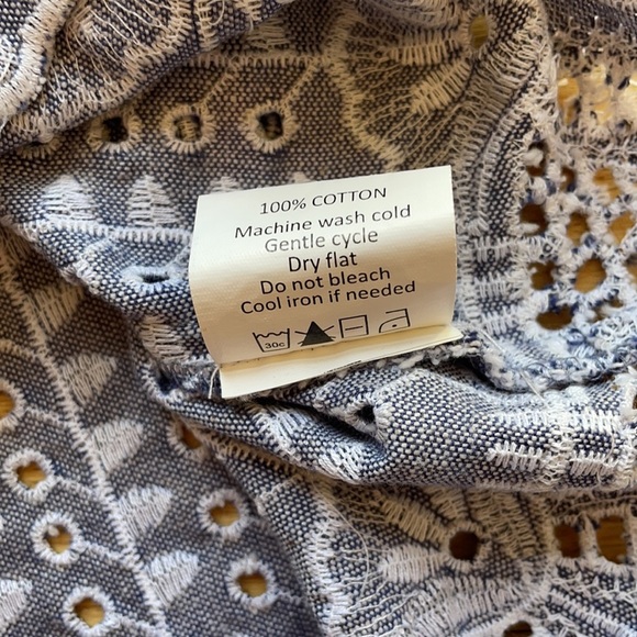 Mud Pie Dress Isle Chambray Shift - Picture 7 of 9